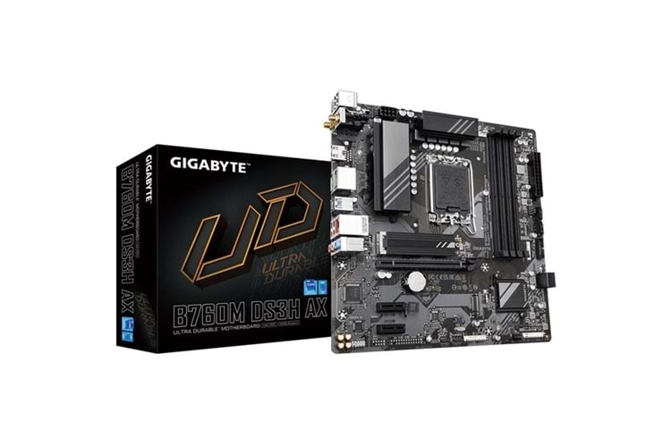 GIGABYTE B760M DS3H AX WIFI-6E DDR4 HDMI TYPE-C DP PCIE 4.0 1700p mATX