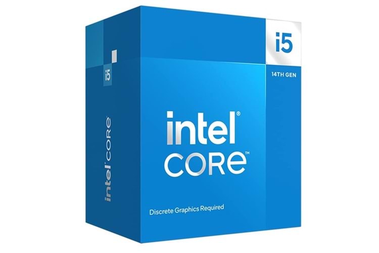 INTEL CORE i5 14400F 29.5MB 10çekirdekli VGA YOK 1700p 65w Kutulu+Fanlı