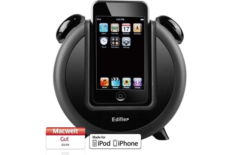 EDIFIER IF200 Plus Alarmlı iPod/iPhone Siyah Bluetooth Speaker