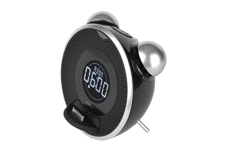 EDIFIER IF230B Tick Tock Dock 9W RMS iPod iPhone Uyumlu FM Radyolu Siyah Bluetooth Hoparlör
