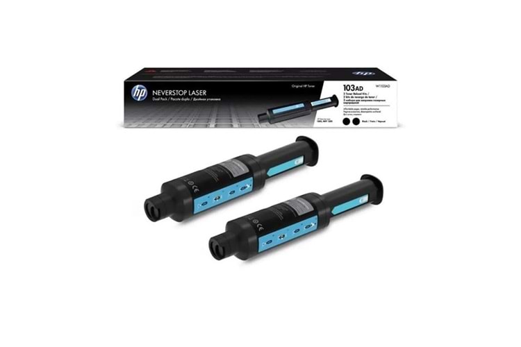 HP W1103ad 103A Siyah Orijinal 2'li Toner 2500 Syf