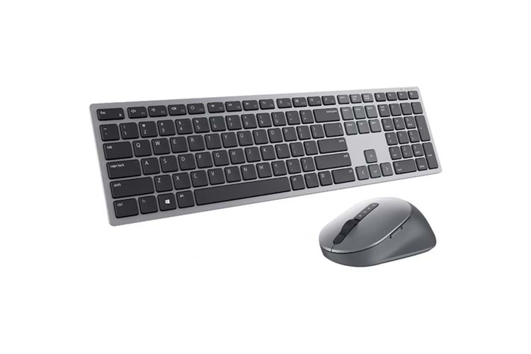 DELL KM7321W Premier Bluetooth+Kablosuz Q Trk Optic Mouse Gri/Siyah Multimedya Klavye - Mouse Set 580-AJQR