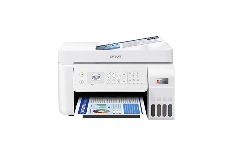 EPSON A4 L5296 RENKLİ ÇOK FONKSİYONLU FAXLI TANKLI YAZICI KABLOSUZ