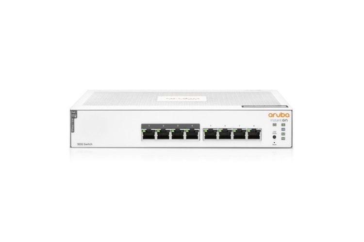 ARUBA 8port Instant On 1830-8G JL811A GIGABIT 65W 4port POE SWITCH