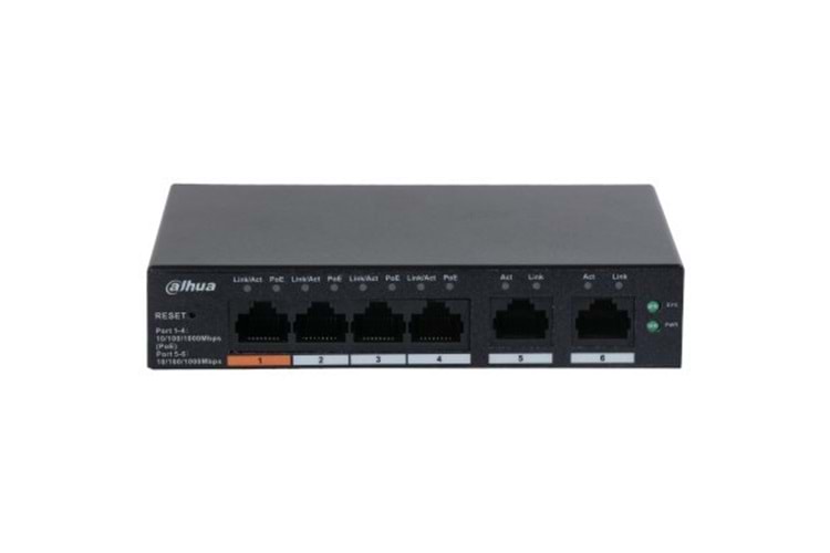 DAHUA 4port CS4006-4GT-60 Gigabit 60w Cloud PoE Switch