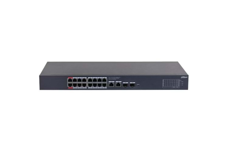 DAHUA 16port CS4220-16GT-240 GIGABIT 2-SFP 240W CLOUD POE SWITCH