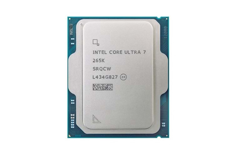 INTEL CORE ULTRA 7 265K 20çekirdekli 36MB O/B VGA 1851p 125W Kutusuz-Fansız 