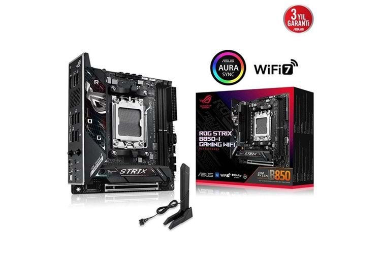 ASUS ROG STRIX B850-I GAMING WIFI7 DDR5 HDMI-DP PCIE 5.0 AM5 mITX