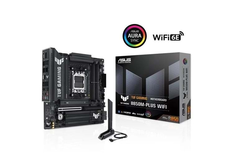 ASUS TUF GAMING B850M-PLUS WIFI-7 DDR5 HDMI DP PCIE 5.0 AM5 mATX