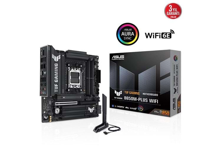 ASUS TUF GAMING B850M-PLUS DDR5 HDMI-DP PCIE 5.0 AM5 mATX