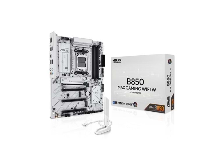 ASUS B850 MAX GAMING WIFI6E W DDR5 HDMI-DP PCIE 5.0 AM5 ATX