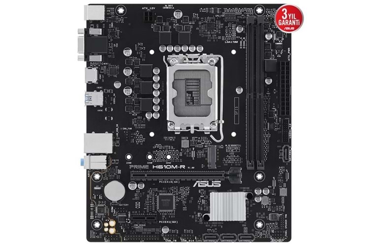 ASUS PRIME H610M-R-SI DDR5 HDMI-DP PCIE 4.0 1700p mATX