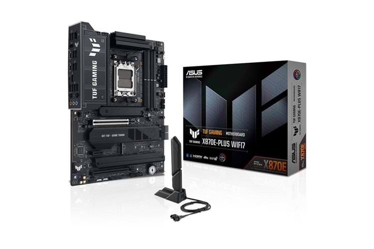 ASUS TUF GAMING X870E-PLUS WIFI7 DDR5 HDMI-DP TYPEC PCIE 5.0 AM5 ATX