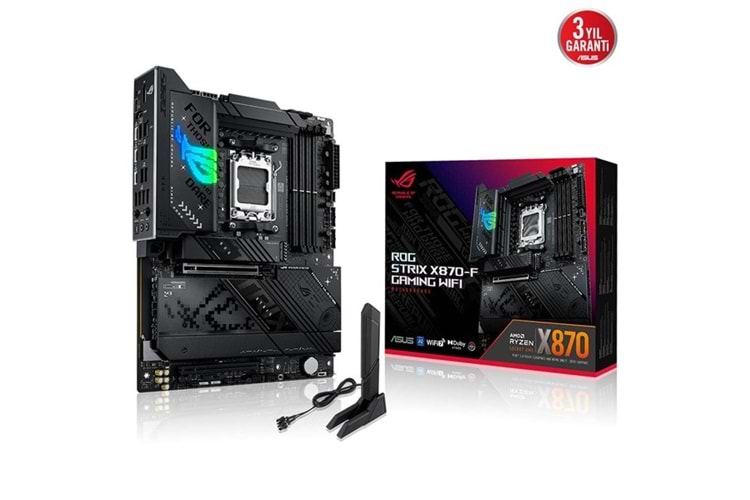 ASUS ROG STRIX X870-F GAMING WIFI-7 DDR5 HDMI DP PCIE 5.0 AM5 ATX	