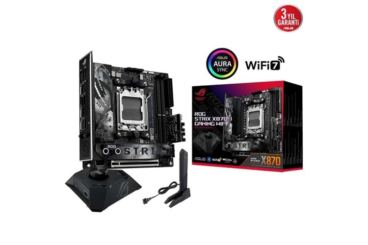 ASUS ROG STRIX X870-I GAMING WIFI-7 DDR5 HDMI-DP PCIE 5.0 AM5 MITX 