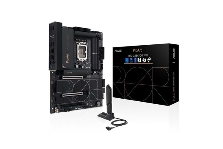 ASUS PROART Z890-CREATOR WIFI-7 DDR5 HDMI-DP TYPEC PCIE 5.0 1851p ATX