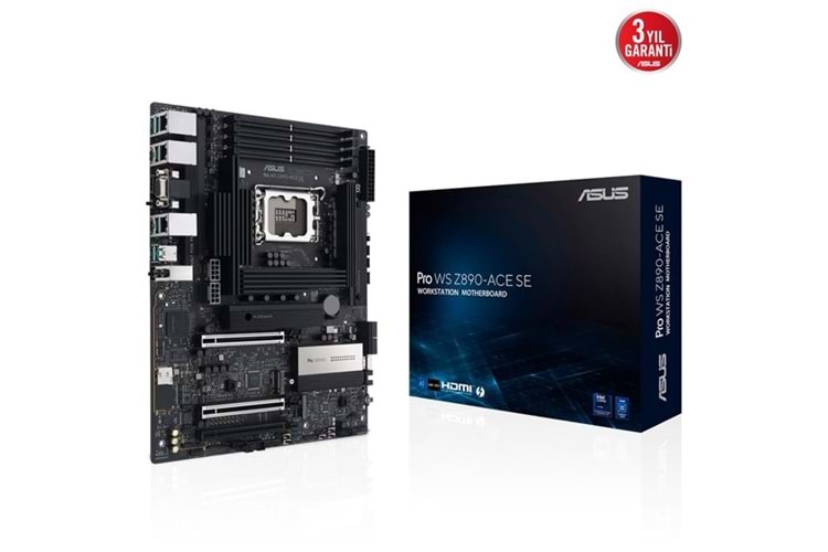 ASUS PRO WS Z890 ACE SE DDR5 THUNDERBOLT-HDMI DP PCIE 5.0 1851p ATX