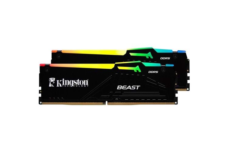 KINGSTON 32GB (2X 16GB) DDR5 6400MHZ CL32 RGB DUAL KIT PC RAM BEAST EXPO KF564C32BBEAK2-32TR