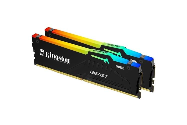 KINGSTON 64GB (2X 32GB) DDR5 5600MHZ CL36 RGB DUAL KIT PC RAM BEAST EXPO KF556C36BBEAK2-64TR