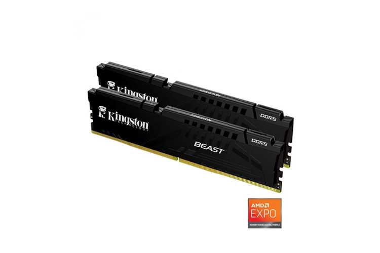 KINGSTON 64GB (2X 32GB) DDR5 6000MHZ CL30 DUAL KIT PC RAM BEAST EXPO KF560C30BBEK2-64TR
