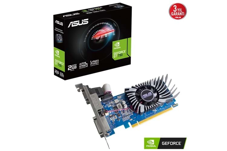 ASUS GT730 2GB 2GD3-BRK-EVO DDR3 64bit HDMI PCIe 16X v2.0	