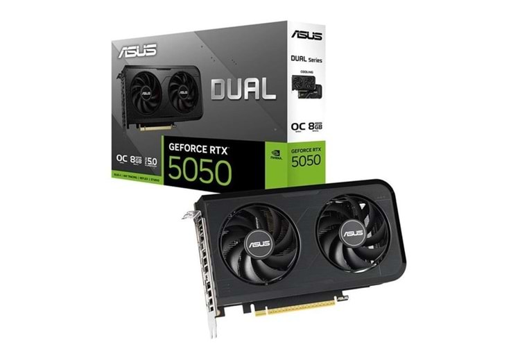 ASUS 8GB DUAL RTX5050-O8G GDDR6 128bit HDMI DP PCIe 5.0	