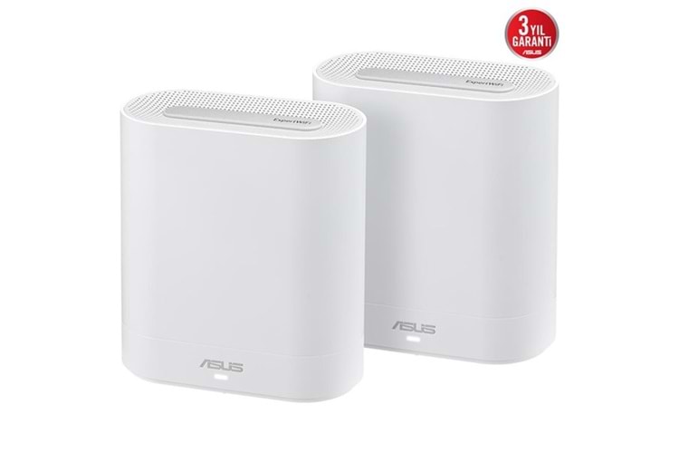 ASUS EXPERT WIFI EBM68-W-2 AX7800 WIFI6E Dual Band Kurumsal Mesh Router 2-li paket