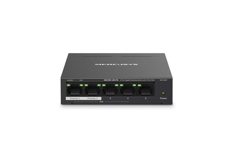 MERCUSYS 5port MS105GP Gigabit 4port 30W PoE Switch