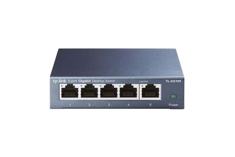 TP-LINK 5-PORT TL-SG105 GIGABIT YÖNETİLEMEZ SWITCH ÇELİK KASA