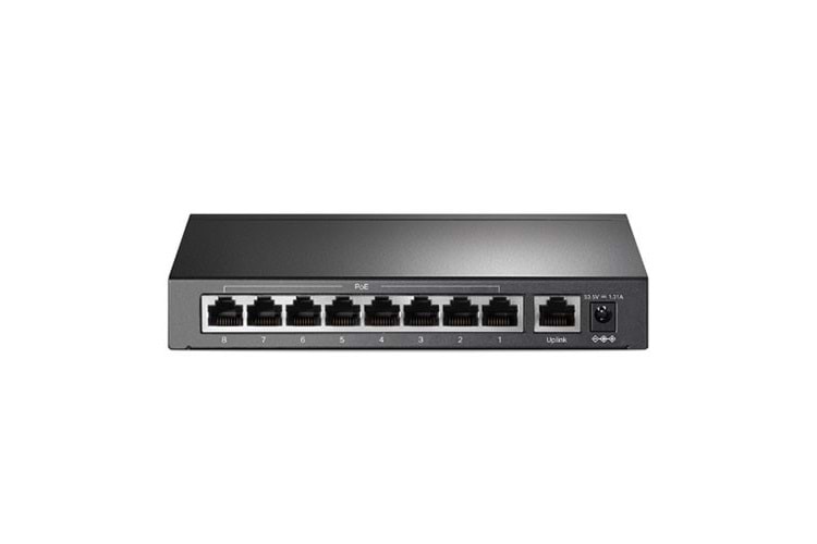  TP-LINK 8-port TL-SF1009P 10/100 Yönetilemez 65w Full PoE Switch
