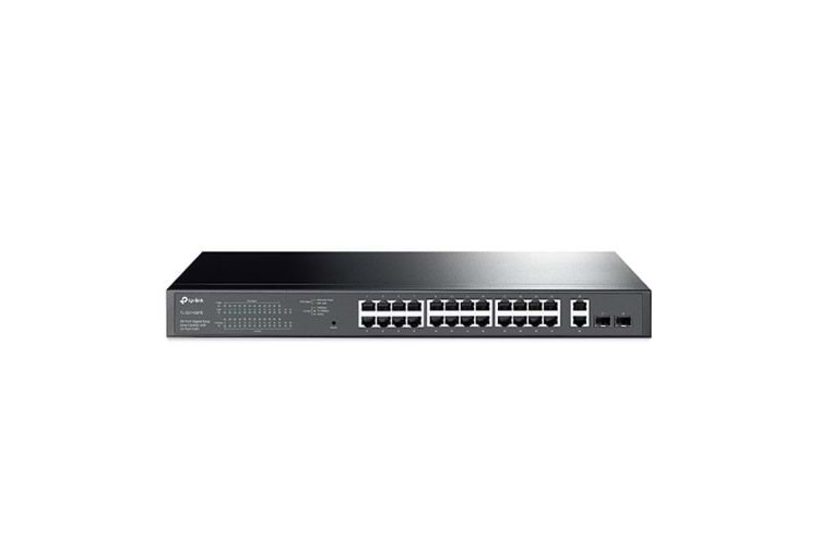 TP-LINK 28-PORT 250W 24-PORT POE TL-SG1428PE GIGABIT 2X-SFP YÖNETİLEBİLİR SWITCH