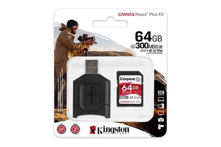KINGSTON 64GB SDR2 SD Okuyucu MLPR2/64GB