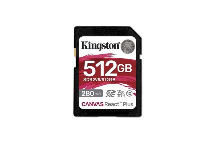 KINGSTON 512GB React+ SDR2V6/512GB SDXC HAFIZA KARTI