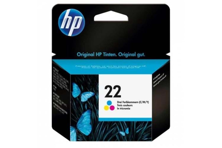 HP C9352AE (22) Üç Renklı Murekkep Kartusu 165 Sayfa