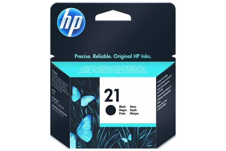 Hp C9351ae (21) Sıyah Murekkep Kartusu 190 Sayfa