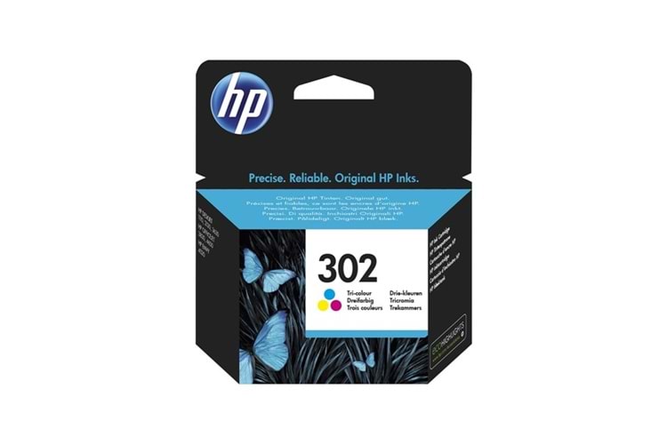 Hp F6u65ae (302) Uc Renklı Murekkep Kartusu 165 Sayfa