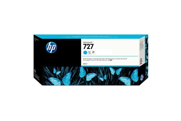 Hp F9j76a (727) Camgobegı 300 Ml Genıs Format Murekkep Kartusu