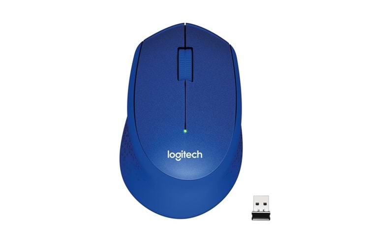 LOGITECH M330 Kablosuz Sessiz Optic Mavi Mouse 910-004910 