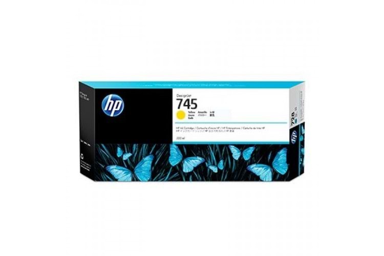 HP F9K02A (745) Sarı 300 Ml Genıs Format Murekkep Kartusu
