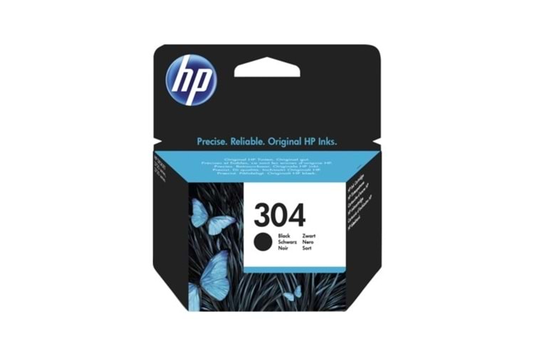 Hp N9k06ae (304) Sıyah Murekkep Kartusu 120 Sayfa