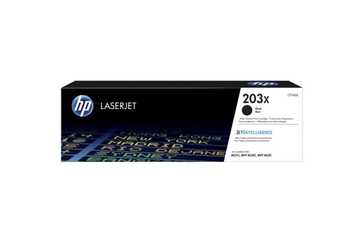 Hp Cf540x (203X) Sıyah Yuksek Kapasıtelı Toner 3.200 Sayfa