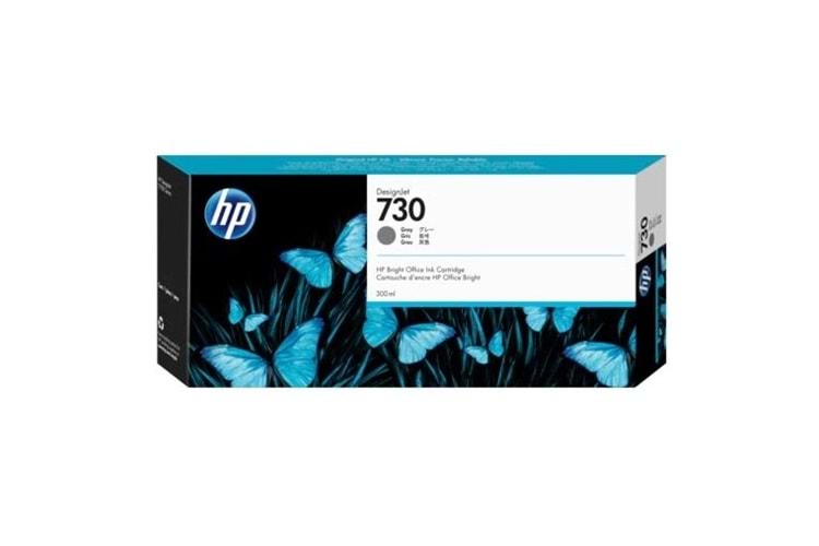 Hp P2v72a (730) Gri 300 Ml Genıs Format Murekkep Kartusu