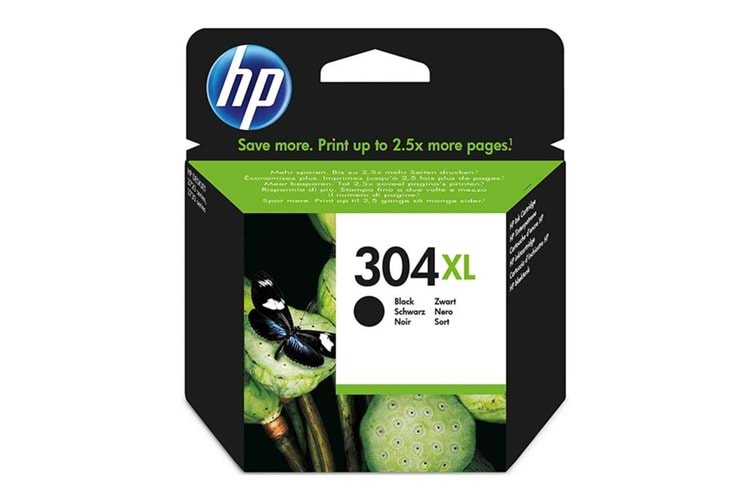 Hp N9k08ae (304Xl) Siyah Murekkep Kartusu 300 Sayfa