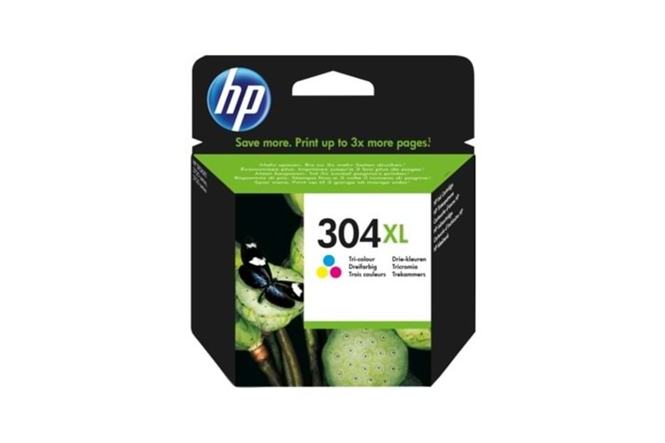 Hp N9k07ae (304Xl) Uc Renklı Murekkep Kartus 300 Sayfa