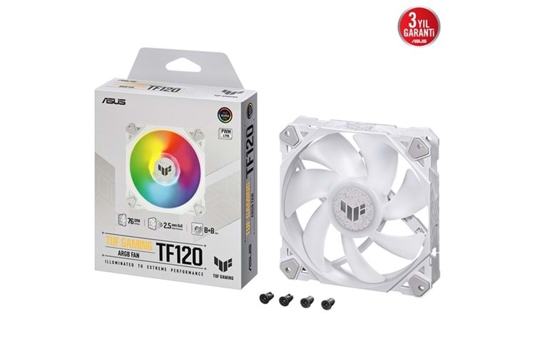 ASUS TUF TF120 ARGB 12CM KASA FANI BEYAZ