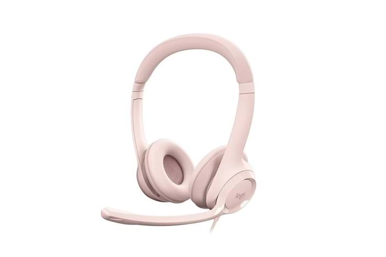 Logıtech H390 Usb Kulaklık Pudra Pembe 981-001281