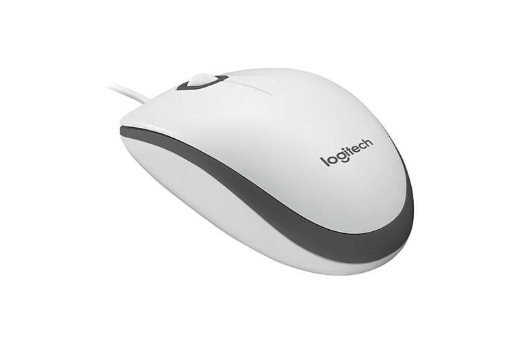 LOGITECH M100 Kablolu Mouse Beyaz 910-006764