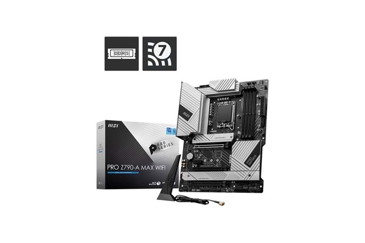 MSI PRO Z790-A MAX WIFI-6E DDR5 HDMI-DP PCIE 4.0 1700p ATX