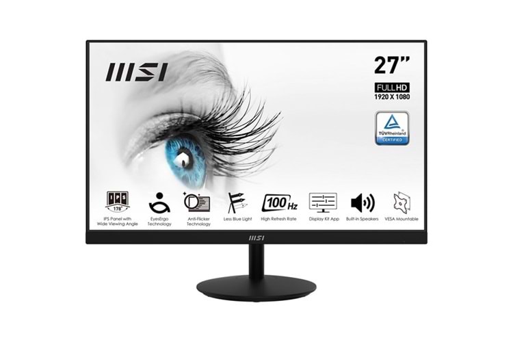 MSI 27 IPS PRO MP271A 1MS 100HZ HDMI EV OFİS TİPİ MONİTÖR