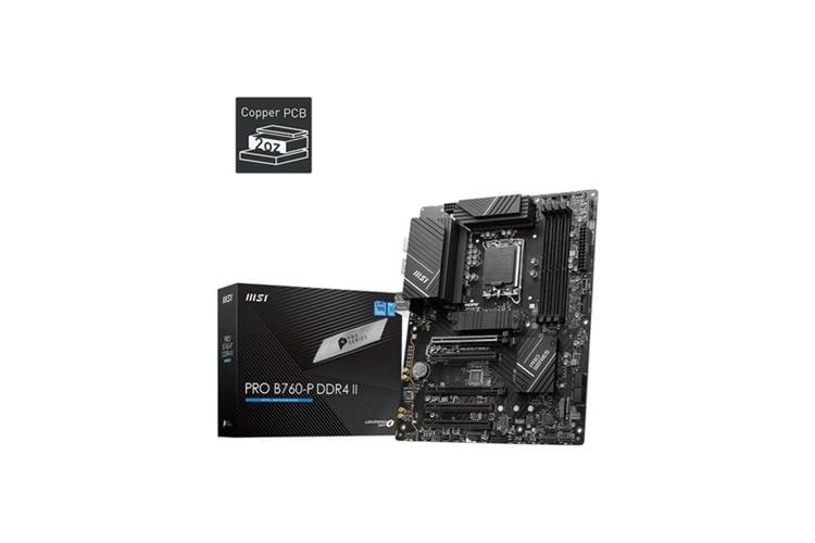 MSI PRO B760-P DDR4 HDMI-DP PCIE 4.0 1700p ATX